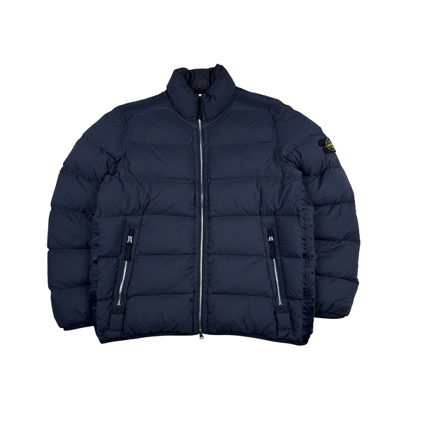 Stone Island 2023 Navy Seamless Tunnel Nylon Down TC Jacket - XL