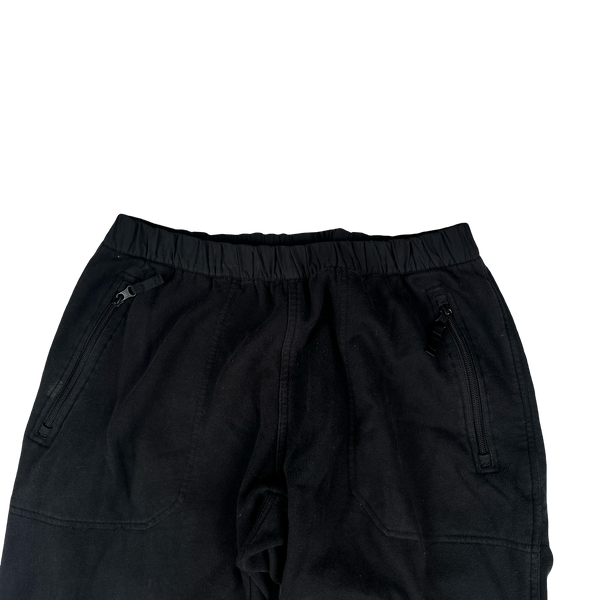 North Face X Supreme SS16 Black Heavyweight Soft Fleeced Lined Joggers - Large