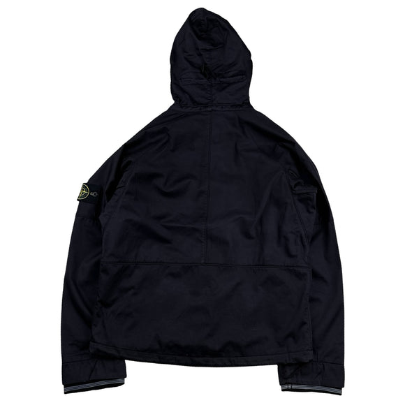 Stone Island 2004 Navy Raso Floccato Riot Mask Sniper Jacket - Medium
