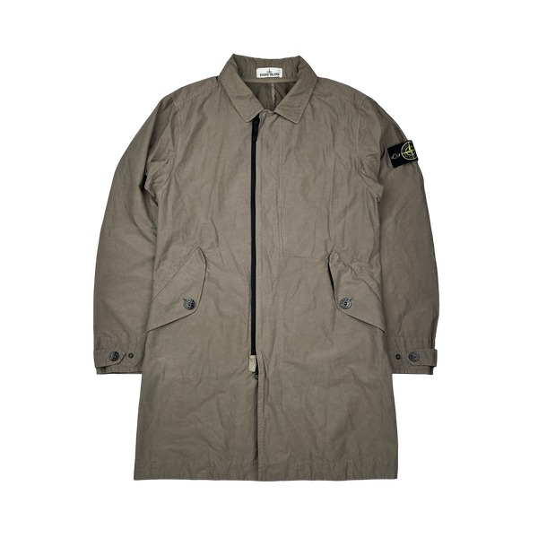 Stone island light cotton nylon twill jacket deals