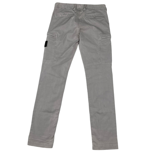 Stone Island 2020 Grey SK Cargo Trousers - 32"