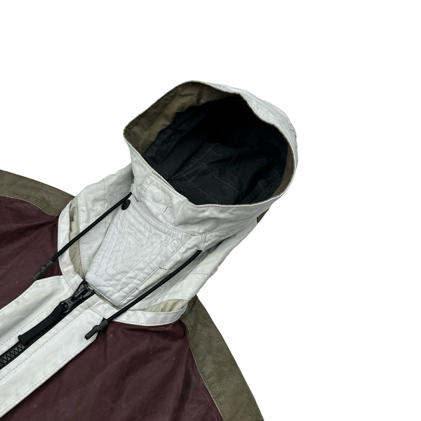 Stone Island 2019 Tela Placcata Bicolore Hooded Jacket - Small