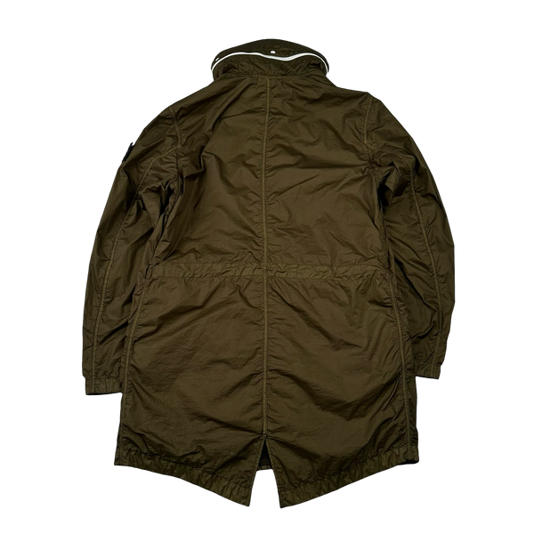 Stone Island 2013 Khaki Membrana TC Parka Jacket - Medium