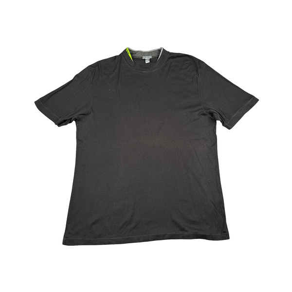 Stone Island Vintage 2002 Dark Grey Neon Spellout T Shirt - XXL
