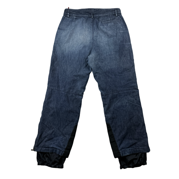 Prada Denim Archive Baggy Fit Ski Trousers - 34"