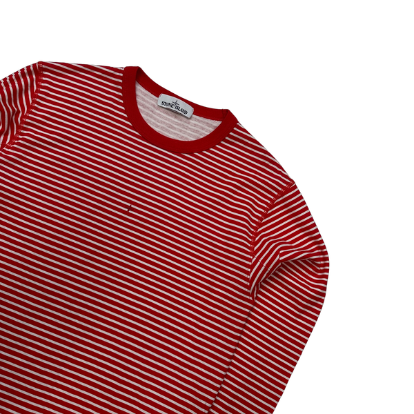 Stone Island 2019 Striped Marina Longsleeve Top - Small