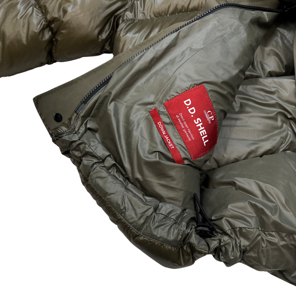 CP Company D D Shell Khaki Puffer Jacket - Small