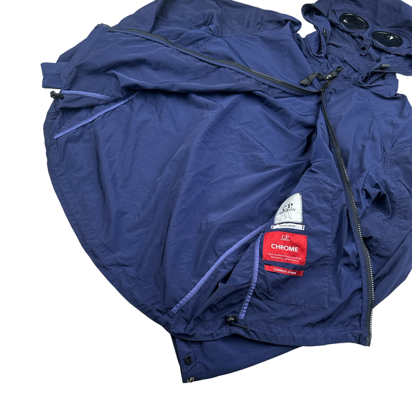 CP Company Navy Chrome Goggle Jacket - Medium