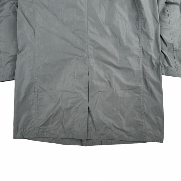CP Company Grey Metropolis Long Zip up Jacket - Small