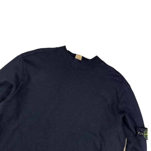 Stone Island 2002 Vintage Rubber Piping Crewneck - XL