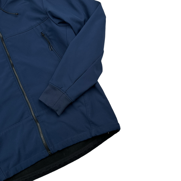 CP Company Blue Fleece Lined Google Soft Shell - XXL