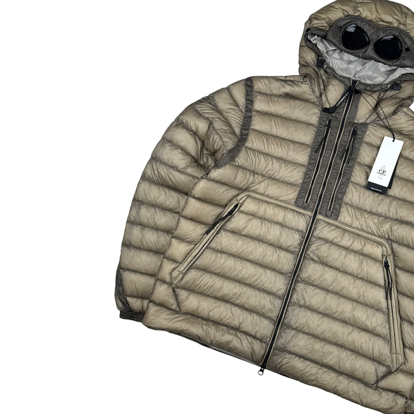 CP Company Beige DD Shell Goggle Jacket - XL
