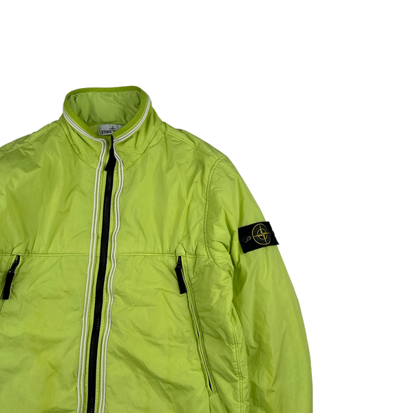 Stone Island 2019 Green Crinkle Reps Padded Jacket - XL