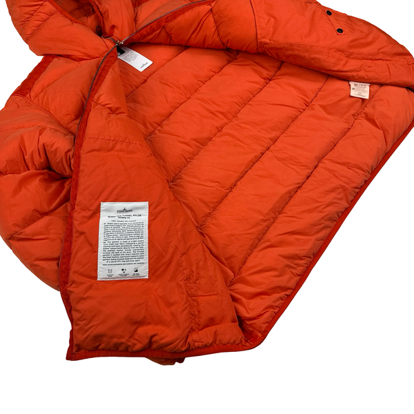 Stone Island 2023 Orange Seamless Tunnel Nylon Down TC - XXL