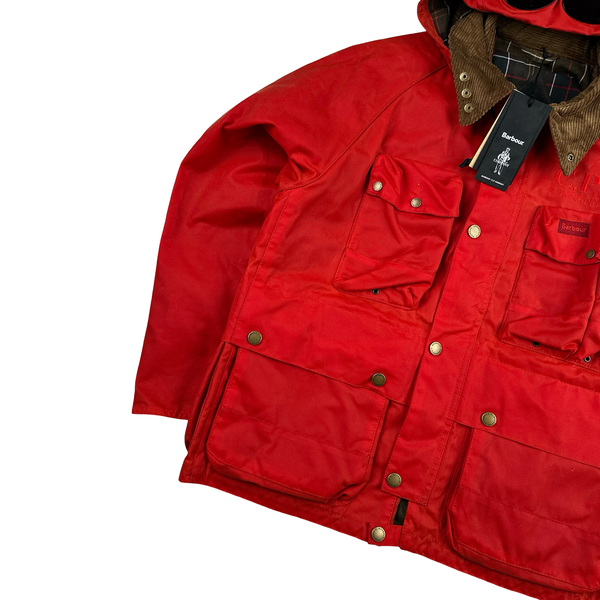 CP Company x Barbour Multi Pocket 500 Mille Waxed Jacket - Medium