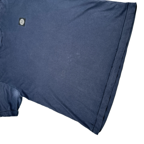 Stone Island 2017 Navy Cotton T Shirt - Medium