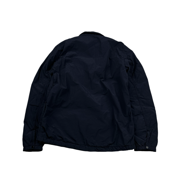 Stone Island 2020 Naslan Navy Double Chest Pocket Overshirt - Medium