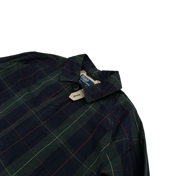 Ralph Lauren Plaid Cotton Long Jacket - Medium
