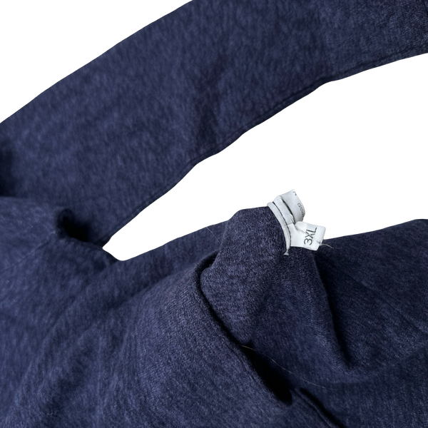 Stone Island Blue Marl Knit Crewneck Jumper - Large