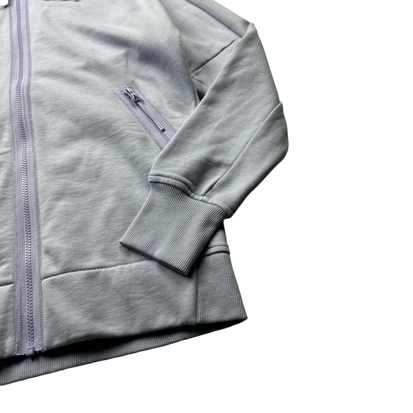 CP Company Light Purple Goggle Cotton Zip Up Hoodie - Small