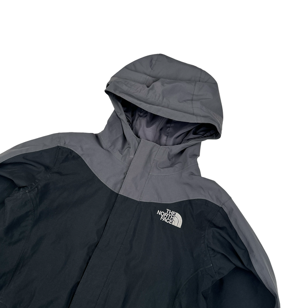North Face Black/Grey Hyvent Jacket - XS