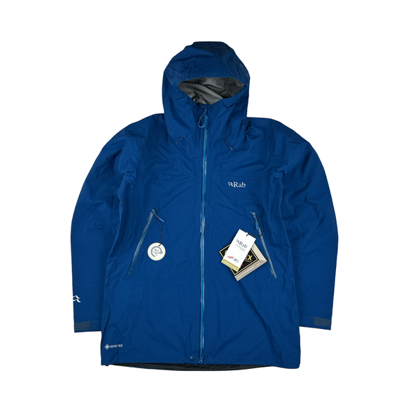 RAB Blue Zipped Kangri Goretex Jacket - Medium - Large