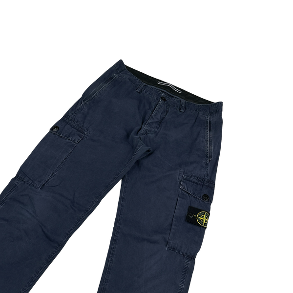 Stone Island 2017 Cotton Navy Cargos - 32"