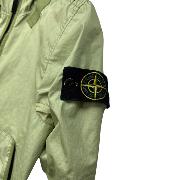 Stone Island 2021 Green Membrana TC 3L Rain Jacket - Small