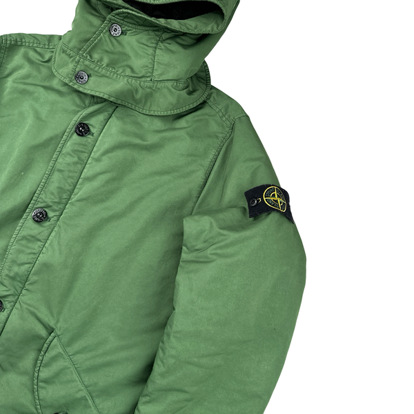 Stone Island 2022 Green David TC Primaloft Trench Coat - Medium
