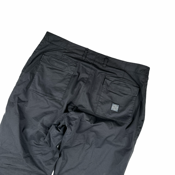 Stone Island 2023 Black Regular Fit Trousers - 3XL