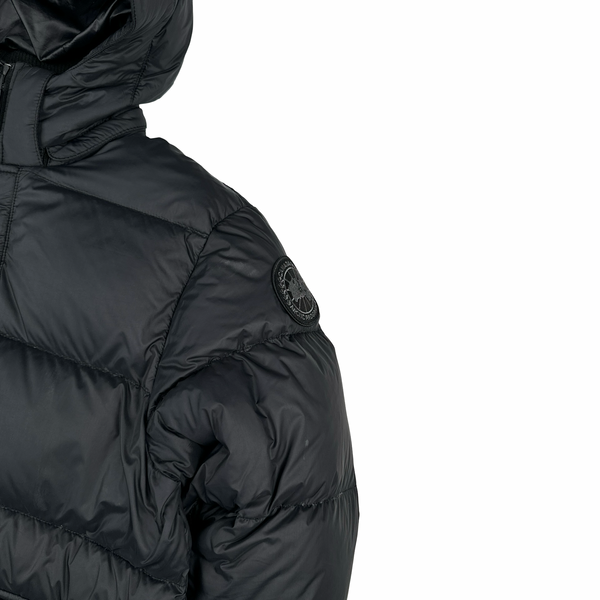 Canada Goose Ventoux Black Down Hooded Jacket - Small