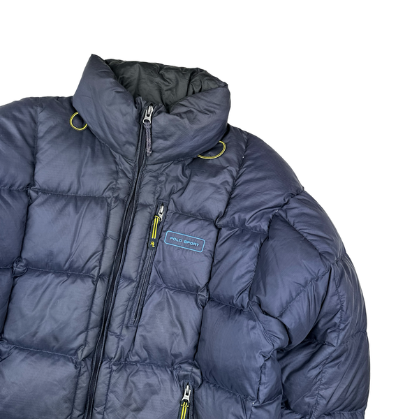Ralph Lauren Polo Sport Navy Down Puffer Jacket - Large