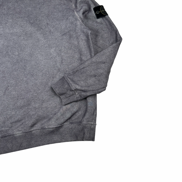 Stone Island 2020 Grey Dust Treatment Crewneck - XL