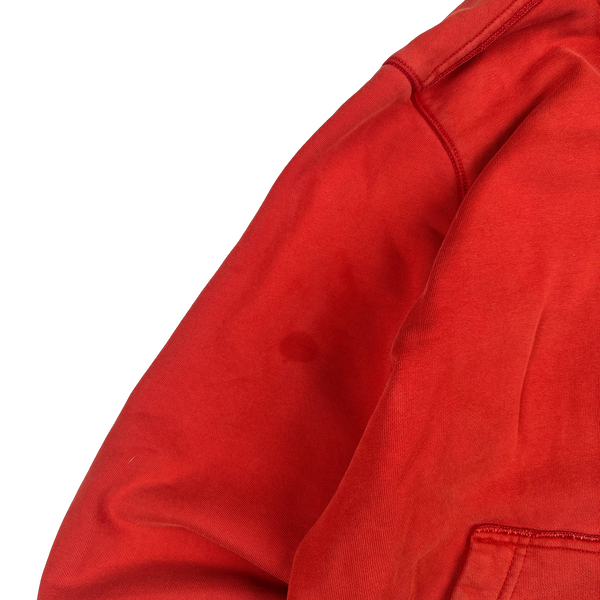 Stone Island 2019 Red Pullover Hoodie - Medium