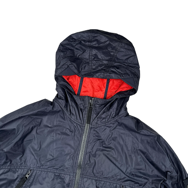 Stone Island 2013 Navy Micro Rip Stop 7 Den Tyveck Shield Jacket - XXL