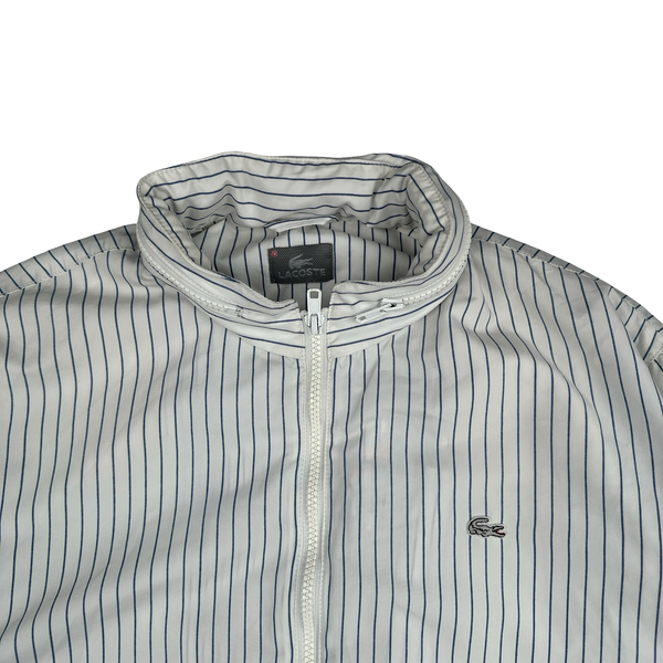 Lacoste Pin Stripe Zip up Track Jacket - Large