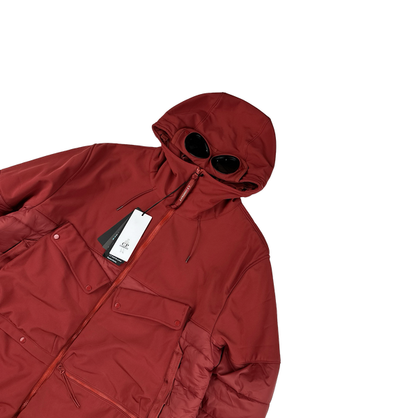 CP Company Red Hybrid Soft Shell Jacket - 3XL