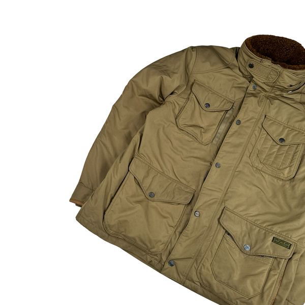 Ralph Lauren Beige Quilted Jacket - Large