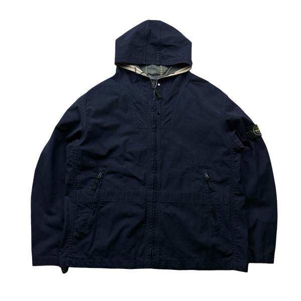 Stone Island Navy Blue 2001 Special Resine Jacket - XL