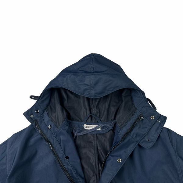 Stone Island 1998 Nylam Hooded Dutch Rope Winter Jacket - Large