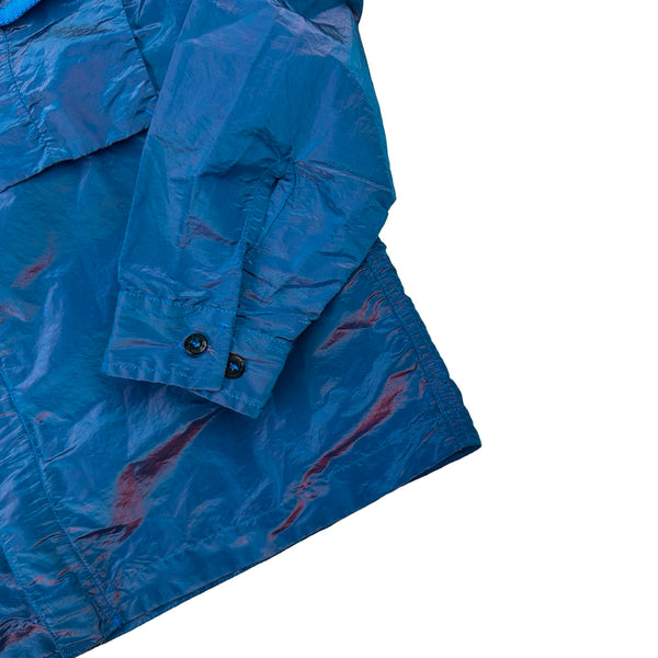 Stone Island 2017 Blue Red Weft Overshirt - Medium