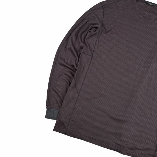 Stone Island 2009 Plum Purple Detail Shadow Project Longsleeve Shirt - 3XL