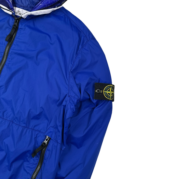 Stone Island 2022 Blue Nylon Skin Touch TC Jacket - Large