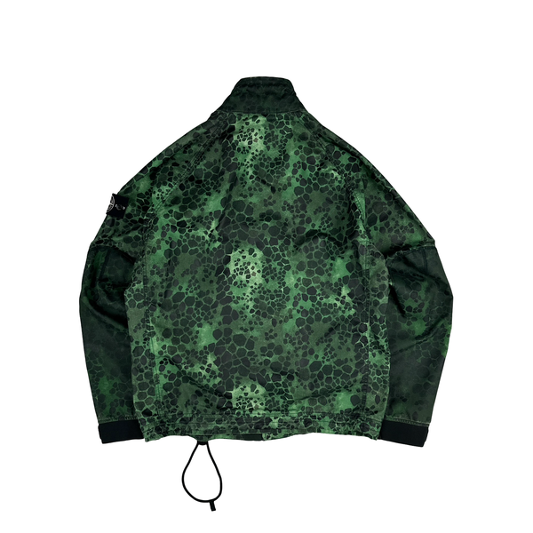 Stone Island 2018 Alligator Camo Light Cotton Nylon Jacket - Large