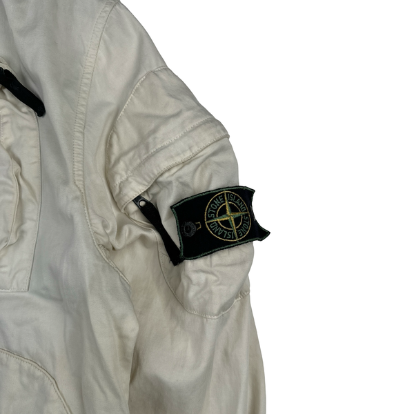 Stone Island 1998 Vintage Cotton Multi Pocket Green Edge Jacket - XL