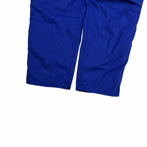 Stone Island 2022 Electric Blue Cotton Cargo Trousers - 32"