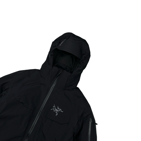 Arcteryx Black Macai Down Filled Gore-Tex Drop Hood Jacket - Medium