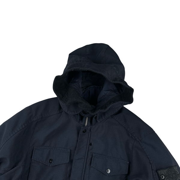 Stone Island 2014 Navy Shadow Project Hollowcore Multi Pocket Jacket - XL