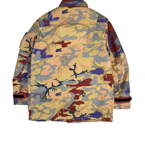 Stone Island 2022 Heritage Camo Ripstop Nylon Dutch Rope Jacket - Large