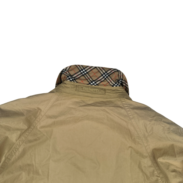 Burberry Nova Check Lined Tan Jacket - XXL